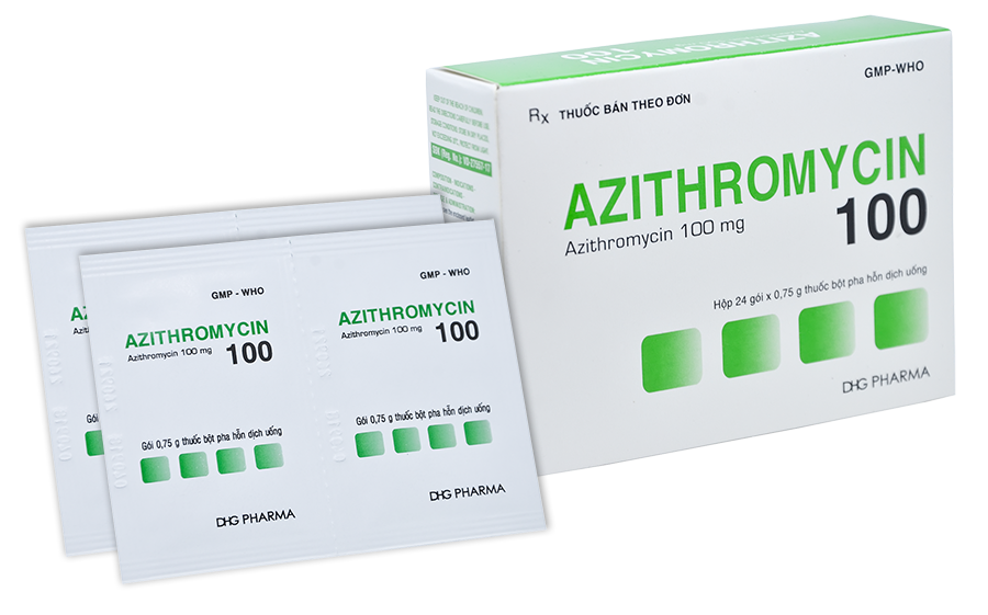 Thuốc Azithromycin 100mg
