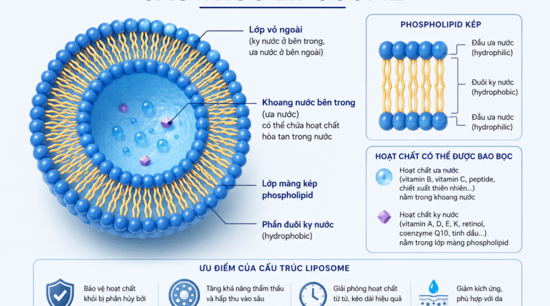 Liposome trong mỹ phẩm là gì? Công nghệ làm đẹp được ứng dụng rộng rãi hiện nay