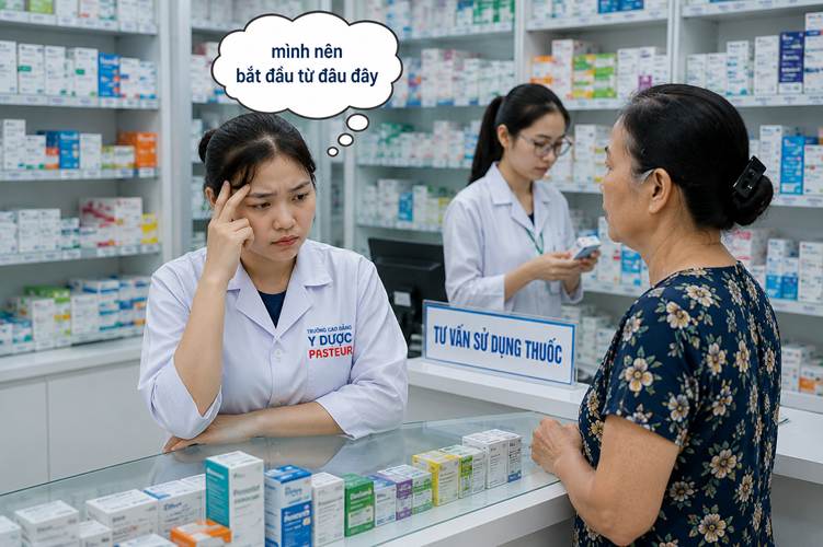 Thực tập nhà thuốc giúp sinh viên rèn luyện kỹ năng giao tiếp, xử lý tình huống, thích nghi với môi trường nghề nghiệp thực tế