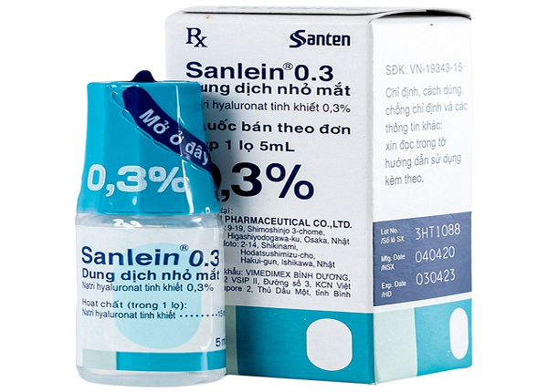 Những điều cần biết về thuốc nhỏ mắt Sanlein